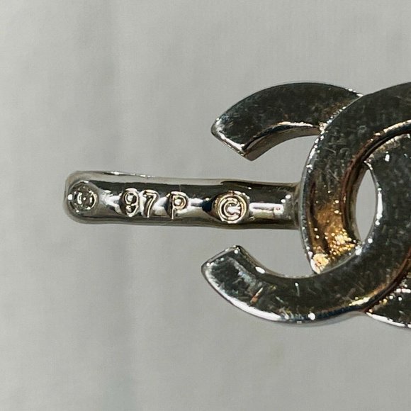 CHANEL Vintage 1997 Spring Collection Silver Belt
